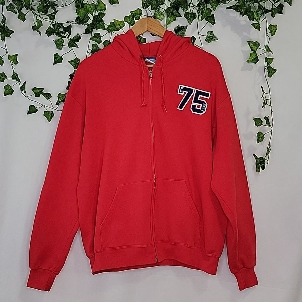 Champion. US Navy. Sweatshirt. Jacket. Size Large. Unisex. EUC